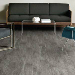 Shaw Floors Uptown Now WPC+ Room Scene With King Street Floor Sample On It