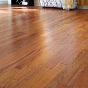 Impressions Flooring Newport  Room Scene With Newport Brazilian Cherry Floor Sample On It