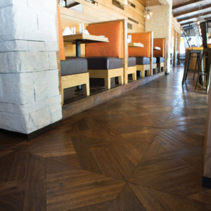 Duchateau Signature Flooring Room Scene With Chaumont On It