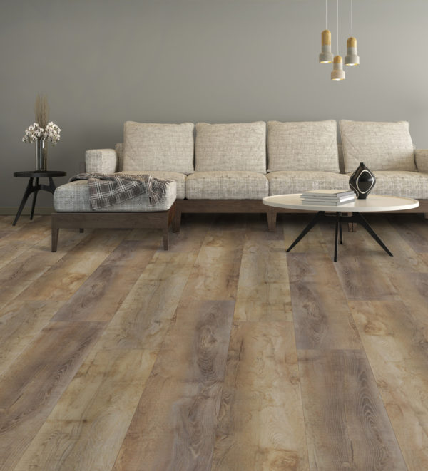 Authentic Plank Country Natural Room Scene